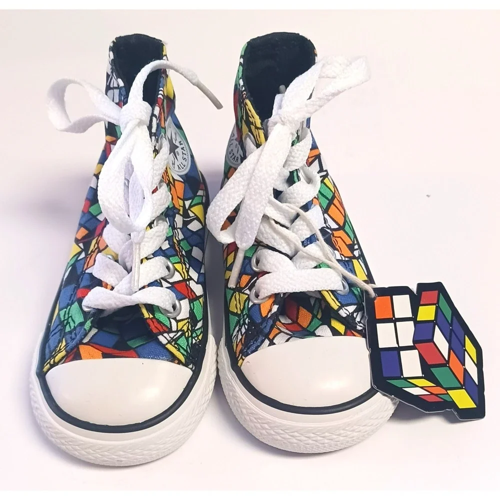 Converse Chuck Taylor Rubiks Cube High Top Size 5 Infant NWT 2008 Century Boxed